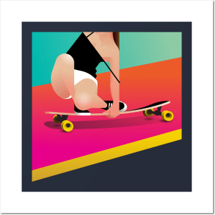 Skate Girl Posters and Art